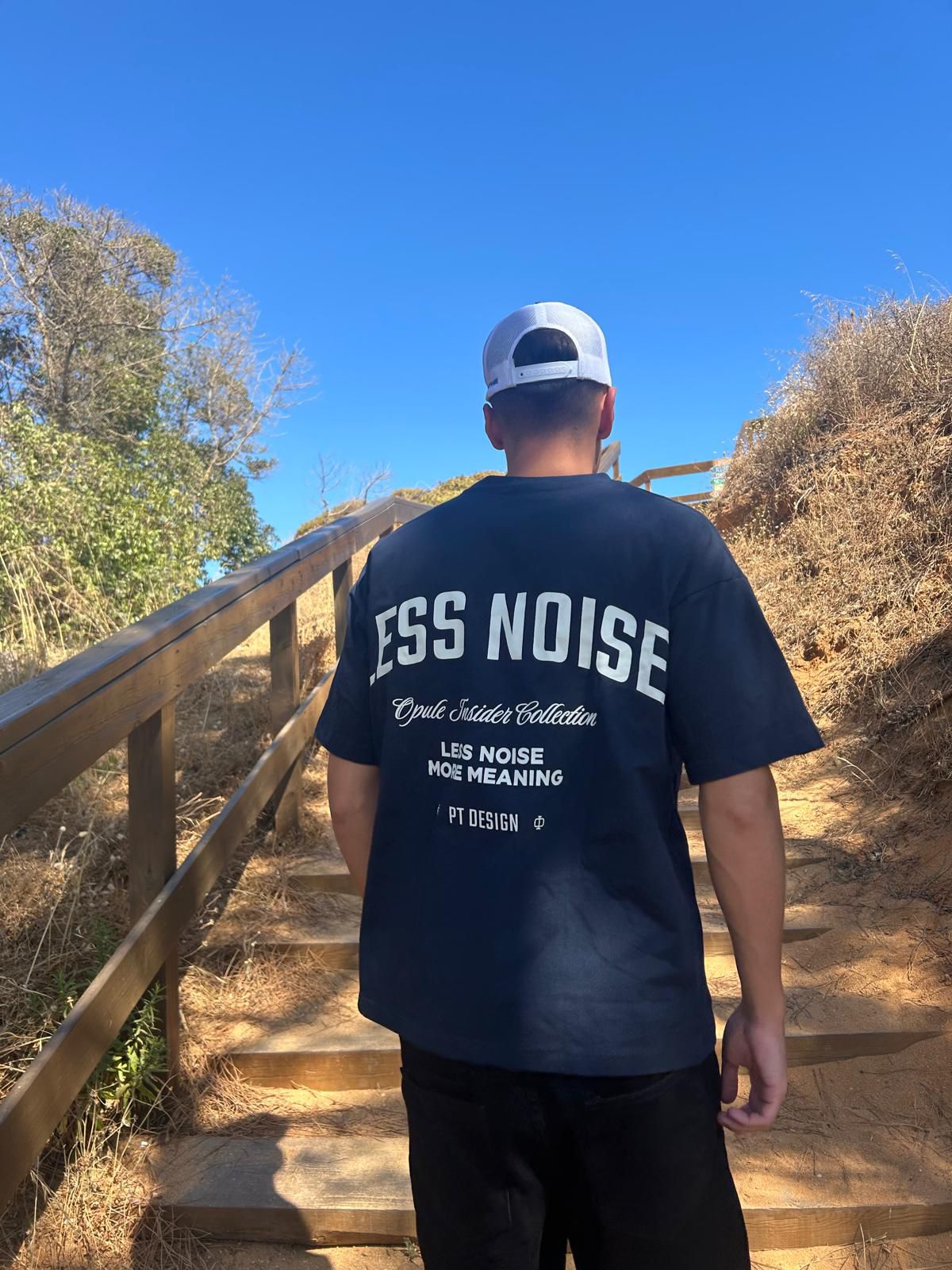 T-Shirt Less Noise More Meaning
